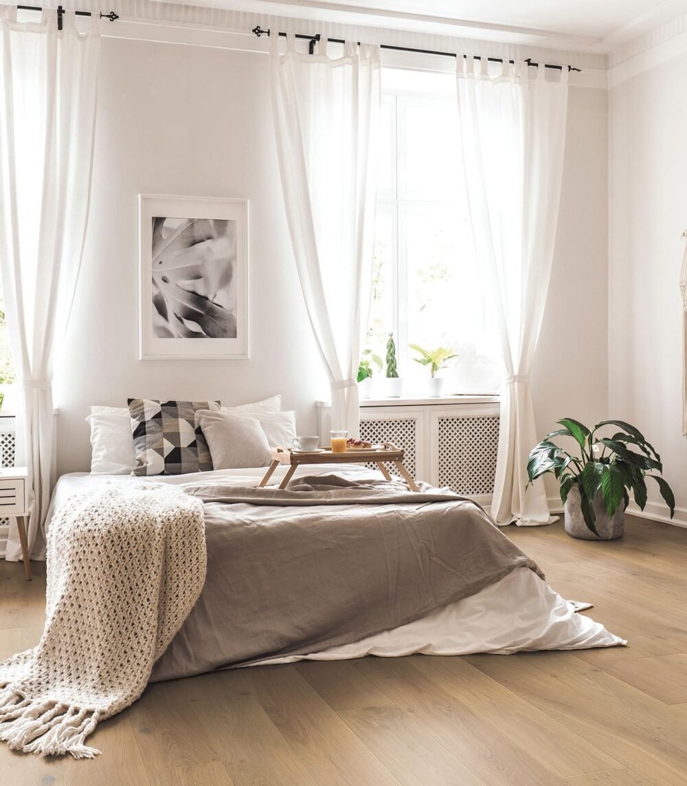 modern bedroom floor