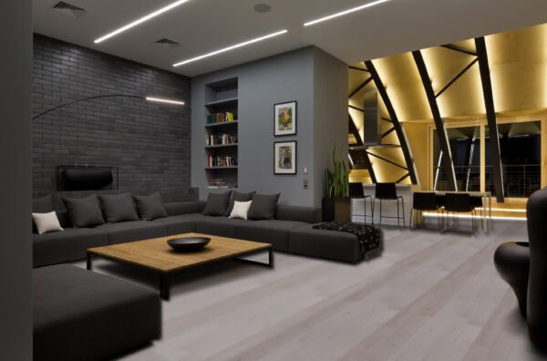Modern living room floor