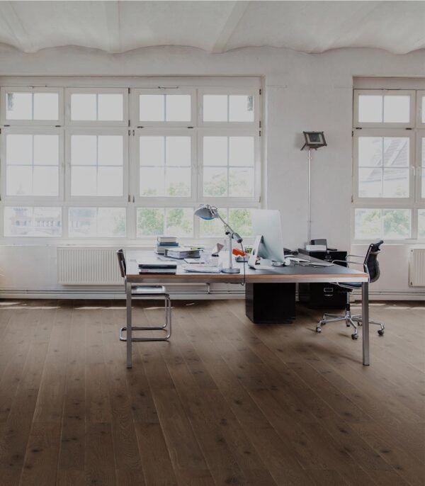 brown engineered floor