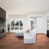 Dark engineered floor